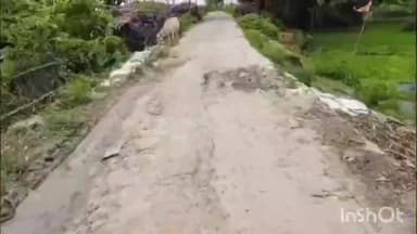 दगौरा: डगरूआ में बदहाल सड़क ने बढ़ाई लोगों की मुसीबत, NH-31 से कन्हरिया बाजार को जोड़ने वाली सड़क जर्जर