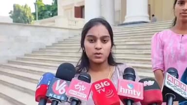 హిమాయత్ నగర్: కోటి ఉమెన్స్ కళాశాలలో విద్యార్థినిలు ఆందోళన తెలిపిన విషయంపై వివరాలు తెలిపిన విద్యార్థిని