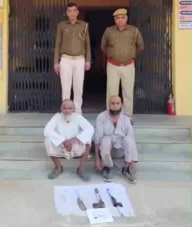 सीकरी: सीकरी पुलिस ने भगतसिंह सर्किल के पास से नीलगाय वन्य जीव का शिकार करने के मामले में वांछित 2 आरोपियों को किया गिरफ्तार