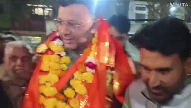 झारडा: महिदपुर रोड में भारतीय जनता पार्टी के प्रदेश महामंत्री का भव्य स्वागत