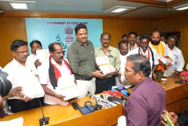 Thiru Kulothungan. A, IAS, DEO published the Draft Electoral Rolls for SIR on 16.12.2025 in the presence of recognized Political Parties.