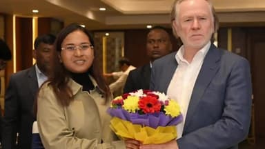 मांडर: कृषि मंत्री शिल्पी नेहा तिर्की ने ऑस्ट्रेलिया के उच्चायुक्त से की मुलाकात