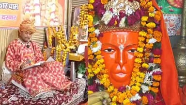 मथुरा: जीएलए यूनिवर्सिटी के सामने लगा चमत्कारी अवध सरकार का दिव्य दरबार, श्रद्धा और आस्था का बना केंद्र