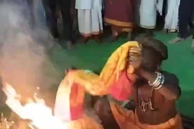 उदयपुरा: आजीवन परिक्रमा कर रहे संत शिवानंद दादा जी पहुंचे बड़वानी, भक्तों ने कहा - कर सकते हैं दर्शन