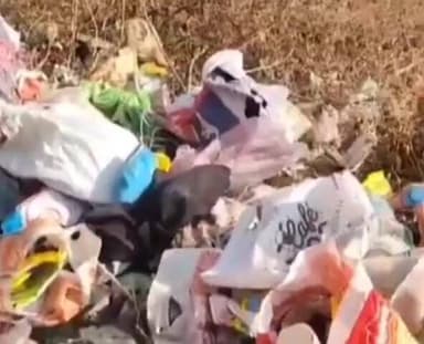 चिड़गांव: गंगटोली रास्ते पर फिर लगा कूड़े का ढेर, नगर परिषद की मेहनत पर फिरा पानी