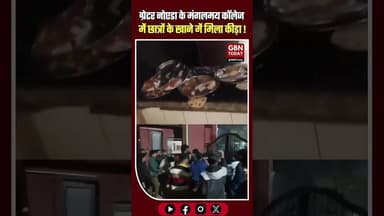 Greater Noida: Mangalmay College के छात्रों के खाने में मिला कीड़ा। #GreaterNoida #MangalmayCollege