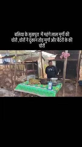 बलिया में हुआ देशी मुर्गा चोरी@balliapolice