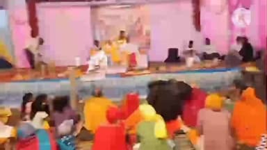 घंसौर: घंसौर के तलाव मोहल्ला में श्रीमद् भागवत कथा का आयोजन किया जा रहा है