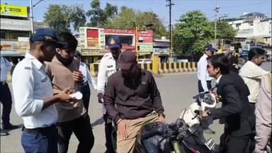 बिचौली हप्सी: इंदौर में यातायात विभाग की सख्ती, नियम तोड़ने वाले 700 लोगों पर हुई चालानी कार्रवाई
