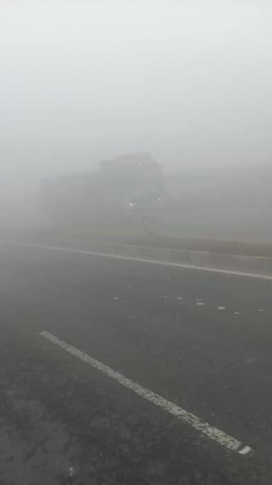 घना कोहरा 2 मीटर से 5 मीटर तक दिखाई दे रहा सड़क हाईवे का #ghanakohra #2se5mitrrtakhnhi27dikhrha #Gopalganj #news #trveli...
