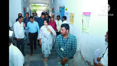 దేవరకొండ: తాటికల్ గ్రామ జిల్లా పరిషత్ ఉన్నత పాఠశాలలో పోలింగ్ కేంద్రాన్ని పరిశీలించిన జిల్లా కలెక్టర్ ఇలా త్రిపాఠి