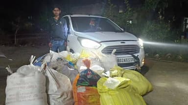 सिरदला: पुलिस ने 1470 लीटर अवैध शराब के साथ लग्जरी कार को किया ज़ब्त, एक तस्कर फरार, एक गिरफ्तार