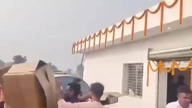 मनातू: मनातू रहड़िया चरका मेन रोड पर तेजस्वी फ्यूल पेट्रोल पंप का उद्घाटन