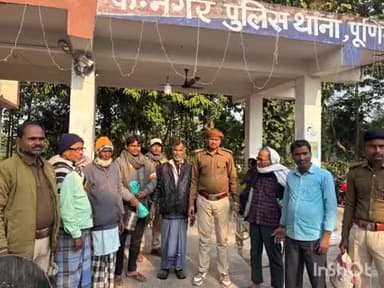 कृत्यानंद नगर: के नगर थाना पुलिस ने विभिन्न मामलों में फरार चल रहे सात वारंटियों को गिरफ्तार कर भेजा जेल