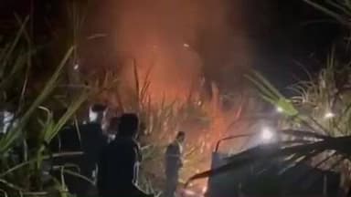 पाथ्री: खेडा शिवारात आगीत सहा एकर ऊस जळून खाक, लाखो रुपयांचे नुकसान