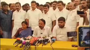 பெருந்துறை: விஜயமங்கலம் டோல்கேட் பகுதியில் தவெகமக்கள் சந்திப்பு கூட்டம் நடைபெற உள்ள இடத்தை செங்கோட்டையன் பார்வையிட்டு பேட்டி