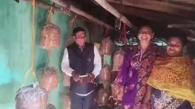 डुमरी: प्रोजेक्ट द्वार के तहत डीसी ने किया औरापाट ग्राम का दौरा, मशरूम खेती का लिया जायजा