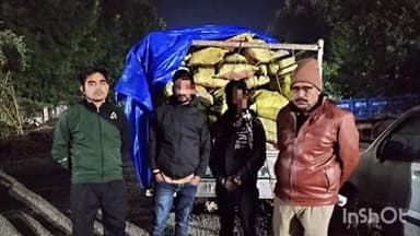 कोतमा: बिजुरी पुलिस ने पिकअप के साथ अवैध कोयला ज़ब्त किया