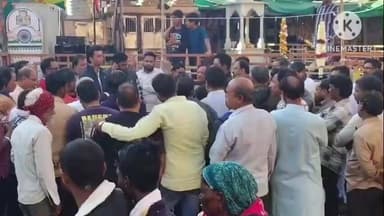 खानपुर: खानपुर कस्बे में व्यापार संघ ने गुदरी चौराहे पर अतिक्रमण हटाने के खिलाफ बैठक कर आंदोलन की दी चेतावनी