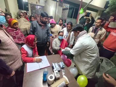 मोतिहारी: पूर्वी चम्पारण जिले में फाइलेरिया उन्मूलन के लिए नाइट ब्लड सर्वे शुरू हुआ