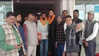 बेंगाबाद: भाजपा मंडल के नव-नियुक्त अध्यक्ष सौरभ सागर मिश्रा का कार्यकर्ताओं ने किया भव्य अभिनंदन