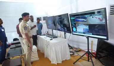 మంగళగిరి: క్షేత్ర స్థాయిలో పర్యటించి, బందోబస్తు ఏర్పాట్లను పరిశీలించిన జిల్లా ఎస్పీ వకుల్ జిందల్