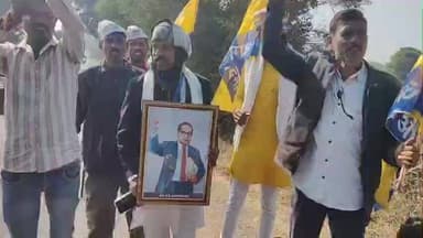 गाडरवारा: गाडरवारा तहसील में आम आदमी पार्टी के सदस्य सहयोग का संदेश दे रहे हैं