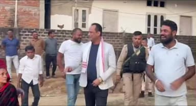 পলাশবাৰী: সাতপখলী তেজপুৰ গাওঁ পঞ্চায়তৰ অন্তৰ্গত মাজপাৰত উপস্থিত বিধায়ক হেমাংগ ঠাকুৰীয়া ্