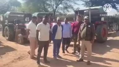 मण्डरायल: रहुघाट राचौली पर अवैध बजरी खनन के खिलाफ पुलिस व वन विभाग की कार्रवाई, 6 ट्रैक्टर-ट्रॉली ज़ब्त, चालक फरार