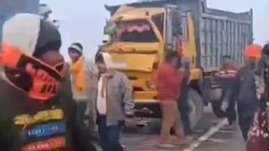 रमना: हाईवा और टीपर की हुई आमने-सामने भिड़ंत, चालक गंभीर रूप से घायल