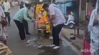 पेठ: संत श्री जगनाडे महाराज यांचा पुण्यतिथी सोहळा पेठ येथे भक्तीमय वातावरणात करण्यात आला साजरा