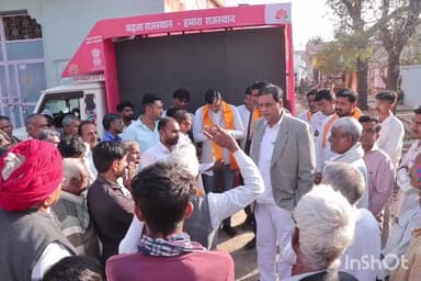 निम्बाहेड़ा: राजस्थान सरकार के दो वर्ष पूर्ण, जनकल्याण योजनाओं के प्रचार हेतु निंबाहेड़ा में निकली एलईडी रथ यात्रा