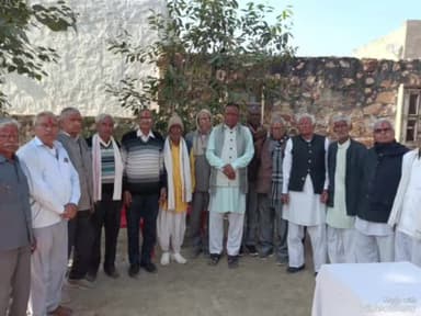 उच्चैन: उच्चैन के लखनपुर में मनाया गया राजस्थान पेंशनर दिवस