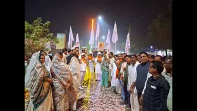 पलारी: गुरु घासीदास जयंती पर भव्य शोभायात्रा, भाजपा मंडल पलारी व शिवाजी ज्वेलर्स ने किया शोभायात्रा का भव्य स्वागत