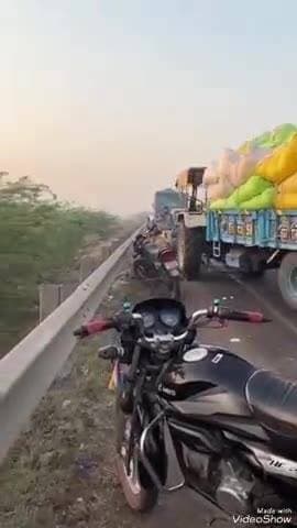 ટંકારા: ટંકારા નજીક ટ્રેકટર અને ટ્રક વચ્ચે અકસ્માત