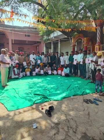 नरसिंहगढ़: नरसिंहगढ़ तलेन के दो दर्जन गांवों में करणी सेना का जनसंपर्क, 21 दिसंबर को हरदा में होगी जन क्रांति न्याय यात्रा