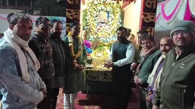 खिलचीपुर: खाटू श्याम सीकर तक पैदल निशान यात्रा शुरू: 45 भक्त 650 किमी की यात्रा पर निकले, 21 दिनों में पहुंचेंगे धाम