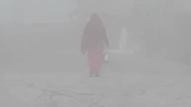 कौंच: कोंच नगर में घने कोहरे से ठंड बढ़ी, तापमान में गिरावट दर्ज, जनजीवन और यातायात प्रभावित