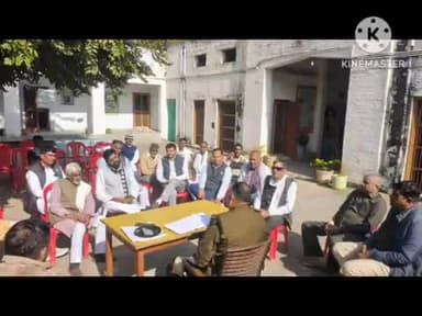 कनीना: थाना प्रभारी निरीक्षक देवेंद्र ने सरपंचों के साथ की बैठक, गांव-गांव होगा पहरा