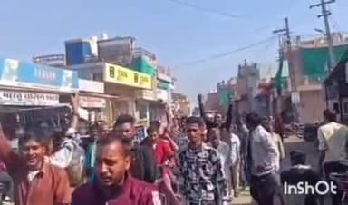 मांगरौल: रैगर बस्ती मांगरोल में नगर पालिका द्वारा एक भी पट्टा नहीं बनाने के विरोध में लोग सड़कों पर उतरे, जमकर की नारेबाजी