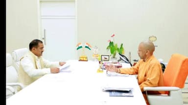 बिलारी: भाजपा विधायक ठाकुर रामवीर सिंह ने मुख्यमंत्री योगी आदित्यनाथ से मुलाकात की, कुंदरकी विकास कार्यों पर चर्चा