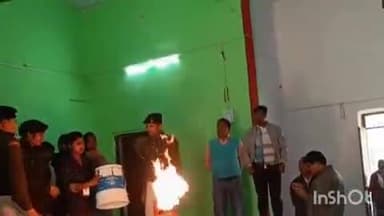 महिषी: महिषी उग्रतारा मध्य विद्यालय में नागरिक सुरक्षा के लिए मॉक ड्रिल का आयोजन, छात्र व ग्रामीण हुए शामिल