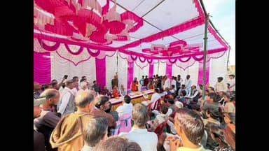 खण्डार: खंडार डांगरवाड़ा से आच्छेर सड़क पर विधायक जितेंद्र गोठवाल ने करोड़ों रुपए के विकास कार्यों का किया शिलान्यास