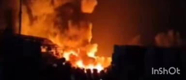 સાંતલપુર: વડું ગામે ભંગારના વાડામાં લાગી અચાનક આગ,જાનહાની નહિ થતા રાહત