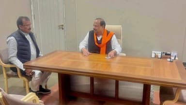 बिजावर: बिजावर विधायक राजेश बबलू शुक्ला ने भोपाल में मंत्री चैतन्य कश्यप से की मुलाकात