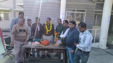 मोहन बड़ोदिया: भीमसिंह पटेल को मिली मोहन बड़ोदिया थाने की कमान, पत्रकारों ने की भेंट