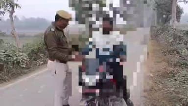 पुरनहिया: पुरनहिया थाना पुलिस ने बराही में बाइक से 81 बोतल शराब के साथ एक कारोबारी को किया गिरफ्तार