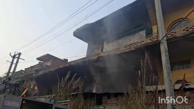 बहादुरगढ़: आधुनिक औद्योगिक क्षेत्र के पार्ट ए स्थित जूता फैक्ट्री में लगी आग