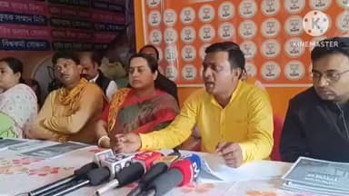 কালনা ১: মেসি সফর কাণ্ডে নির্দোষদের গ্রেফতার, মূল অভিযুক্তদের ধরার দাবি কালনায় বিজেপির সাংবাদিক সম্মেলনে