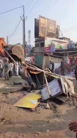 सरायरंजन: मुसरीघरारी में अतिक्रमण के खिलाफ अभियान जारी रहेगा, पुलिस बलों की लगातार चौकसी